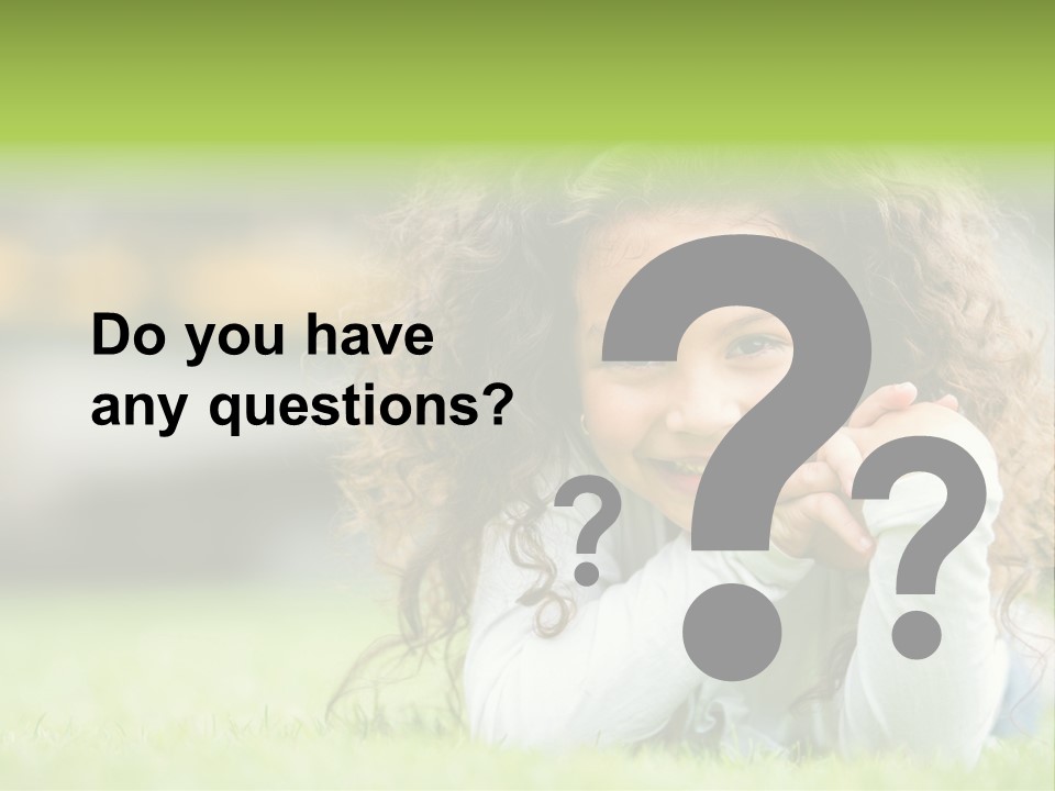 Joyful Lying Hispanic PowerPoint Template