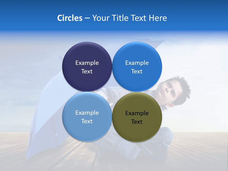 Cielo Legno Pioggia PowerPoint Template