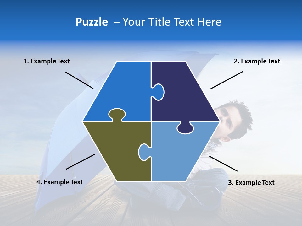 Cielo Legno Pioggia PowerPoint Template