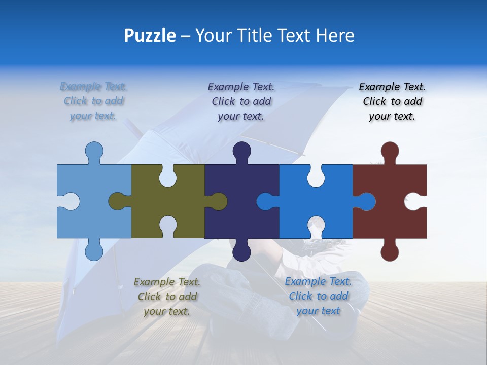 Cielo Legno Pioggia PowerPoint Template