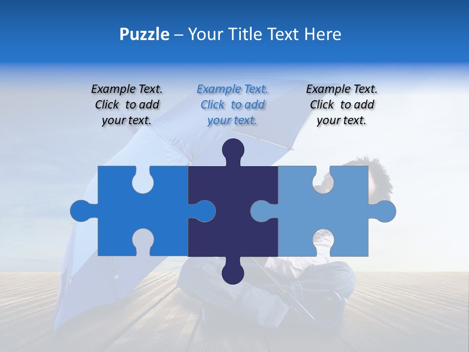 Cielo Legno Pioggia PowerPoint Template