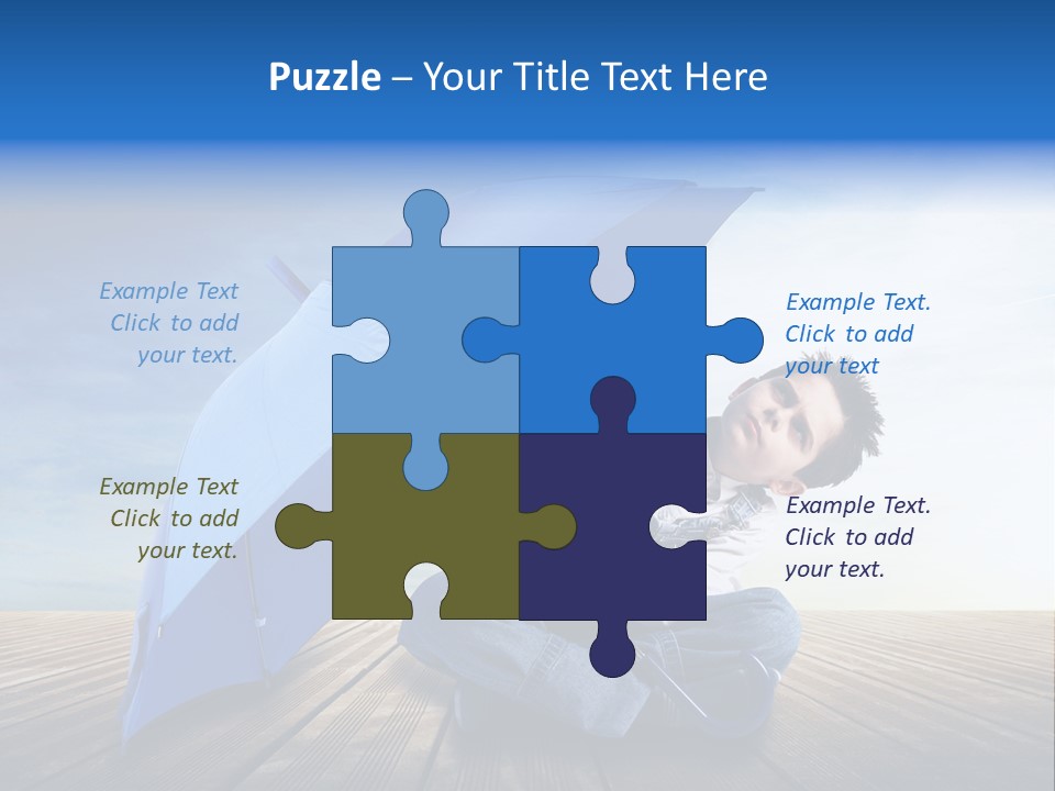 Cielo Legno Pioggia PowerPoint Template