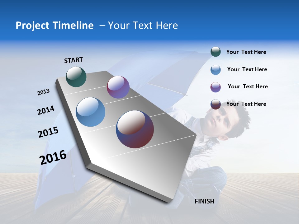 Cielo Legno Pioggia PowerPoint Template