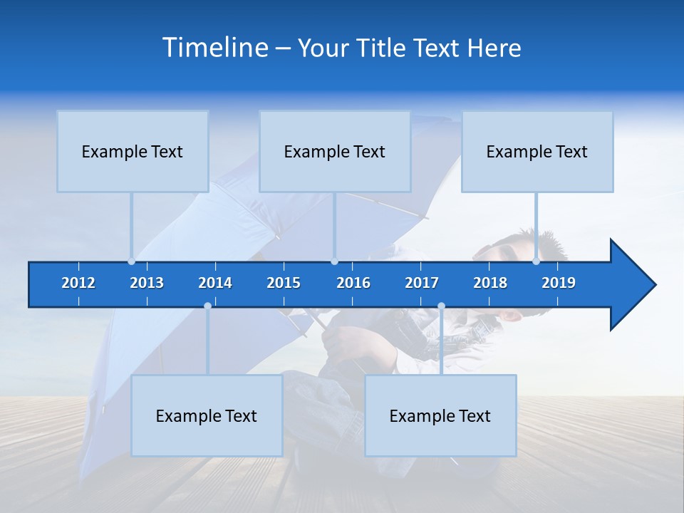 Cielo Legno Pioggia PowerPoint Template