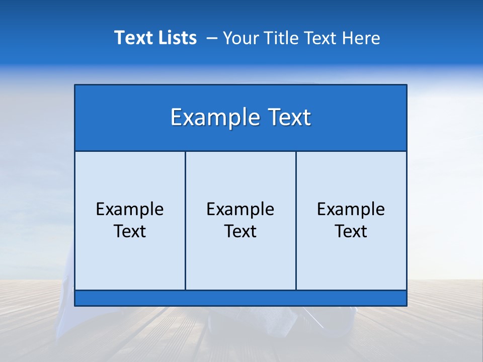 Cielo Legno Pioggia PowerPoint Template