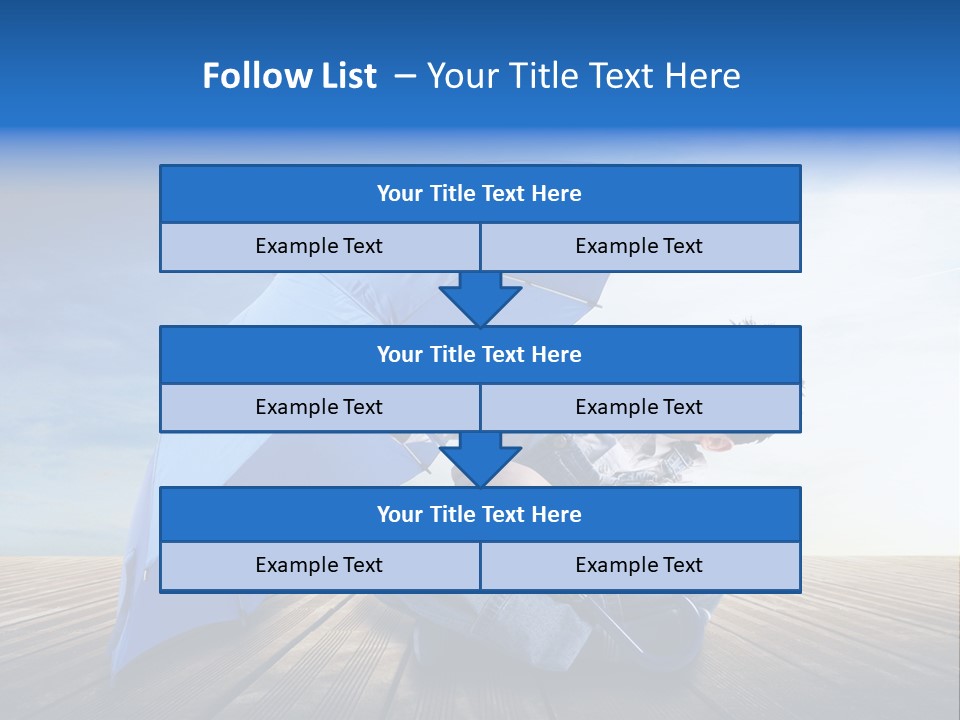Cielo Legno Pioggia PowerPoint Template