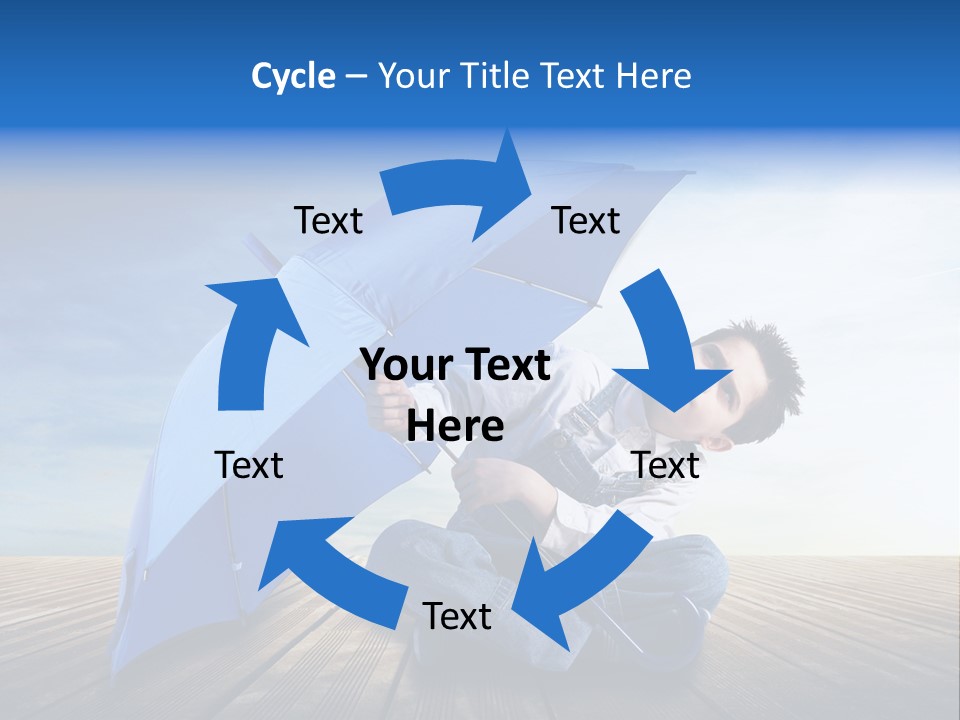 Cielo Legno Pioggia PowerPoint Template