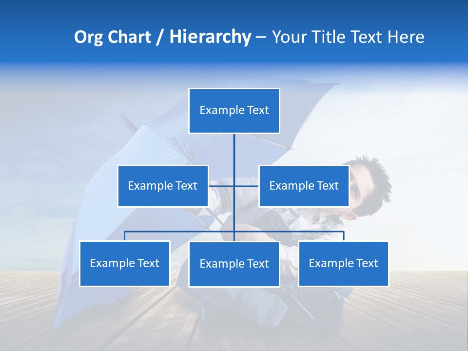 Cielo Legno Pioggia PowerPoint Template