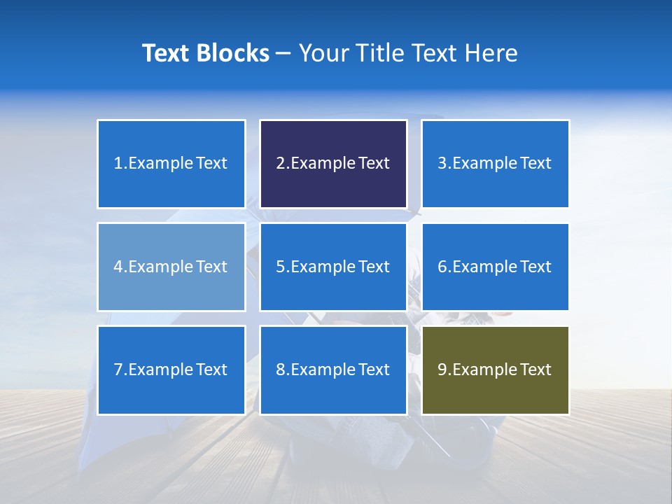 Cielo Legno Pioggia PowerPoint Template