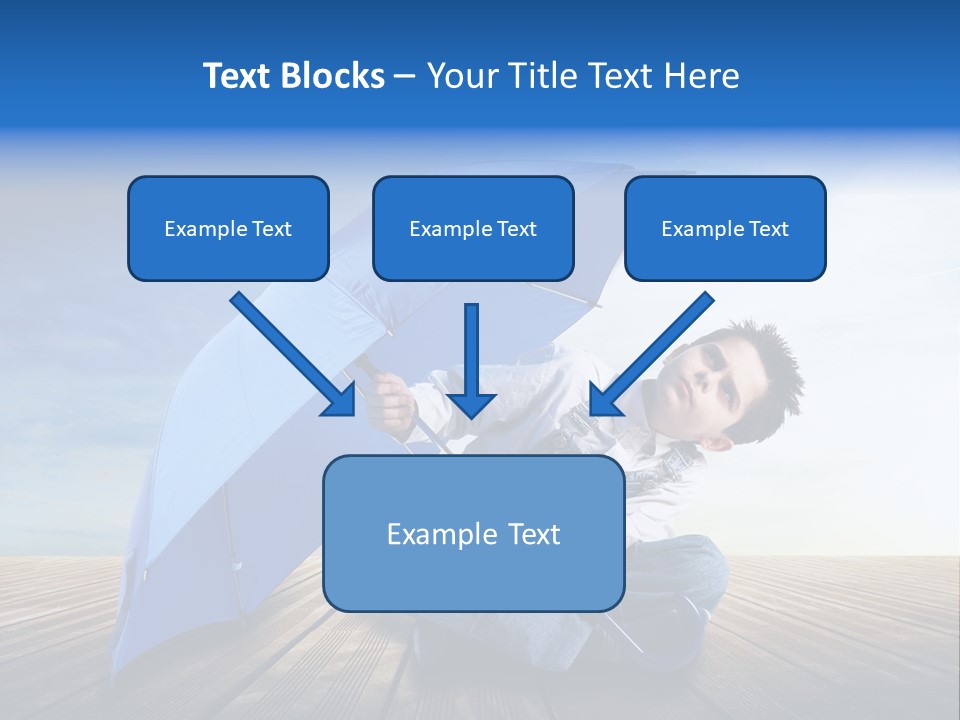 Cielo Legno Pioggia PowerPoint Template