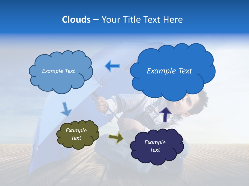 Cielo Legno Pioggia PowerPoint Template