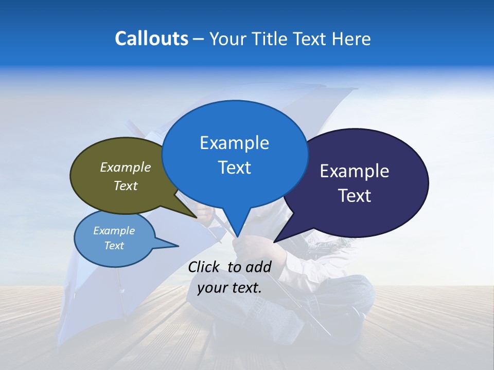 Cielo Legno Pioggia PowerPoint Template