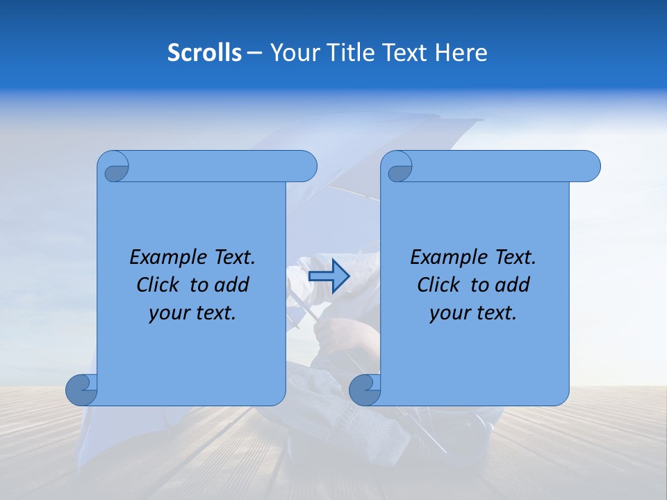 Cielo Legno Pioggia PowerPoint Template