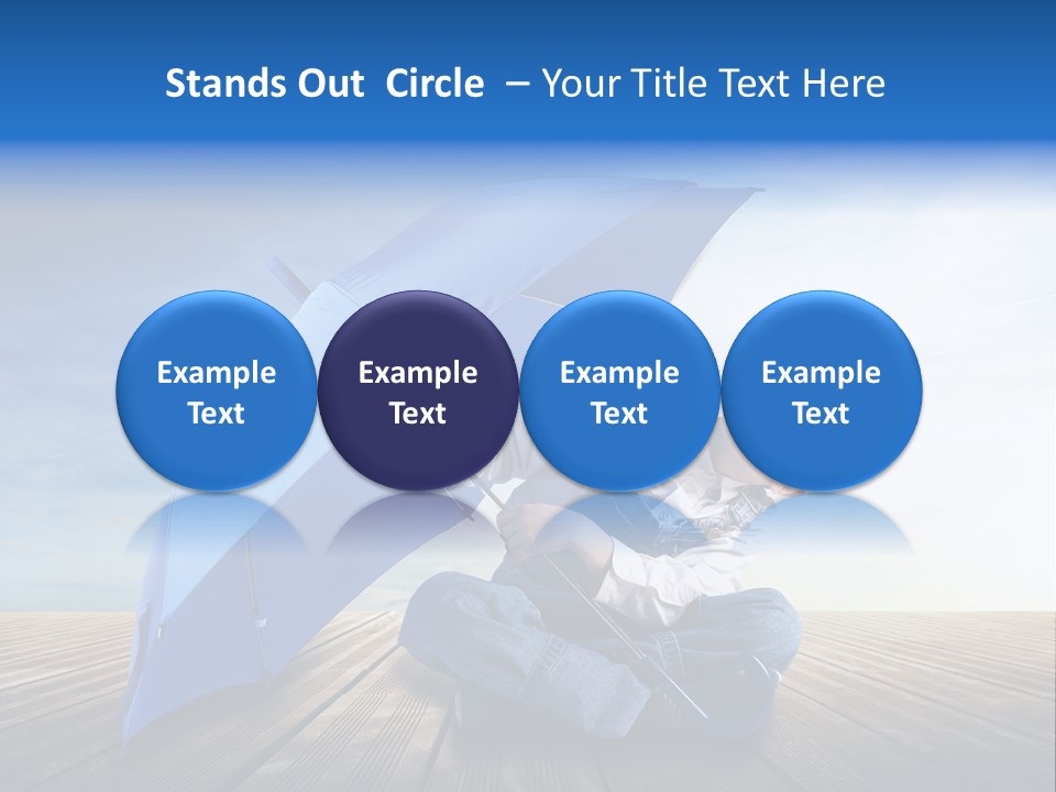 Cielo Legno Pioggia PowerPoint Template