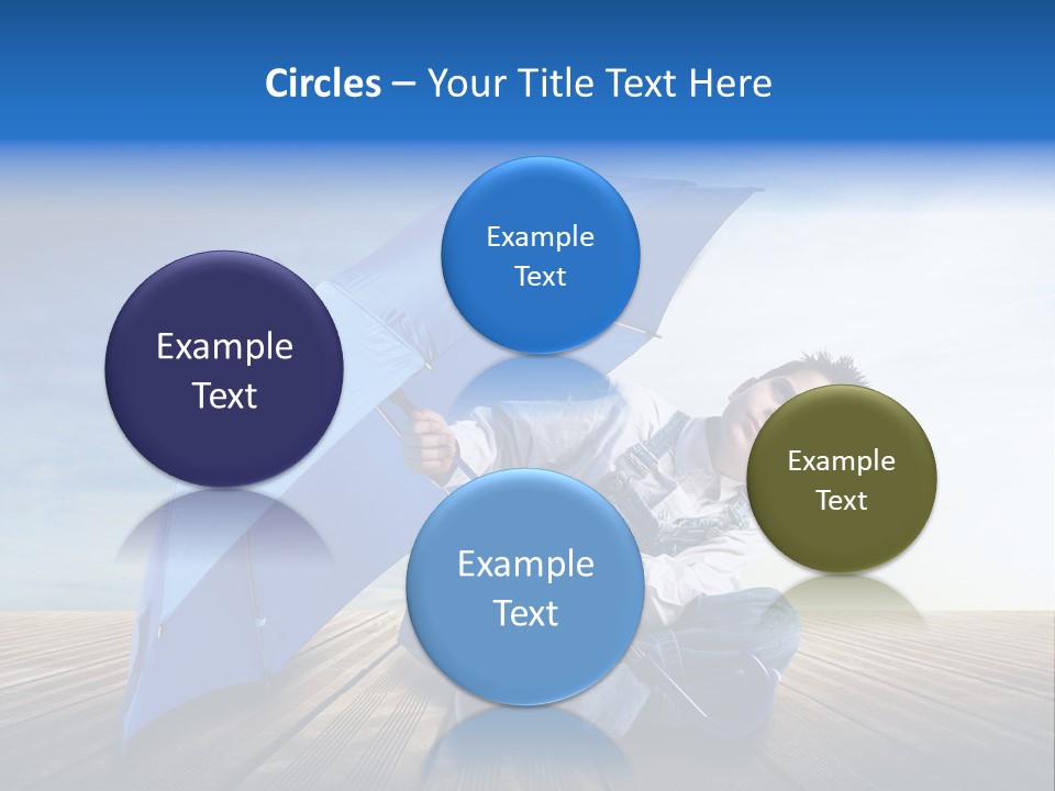 Cielo Legno Pioggia PowerPoint Template