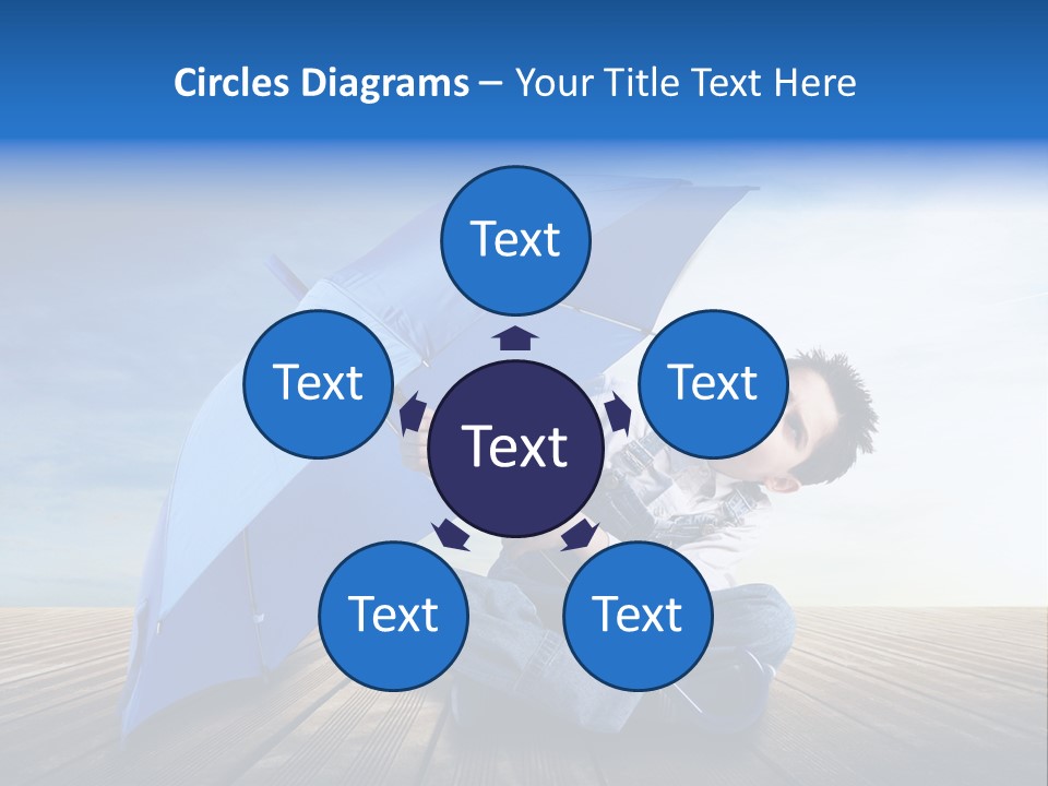 Cielo Legno Pioggia PowerPoint Template