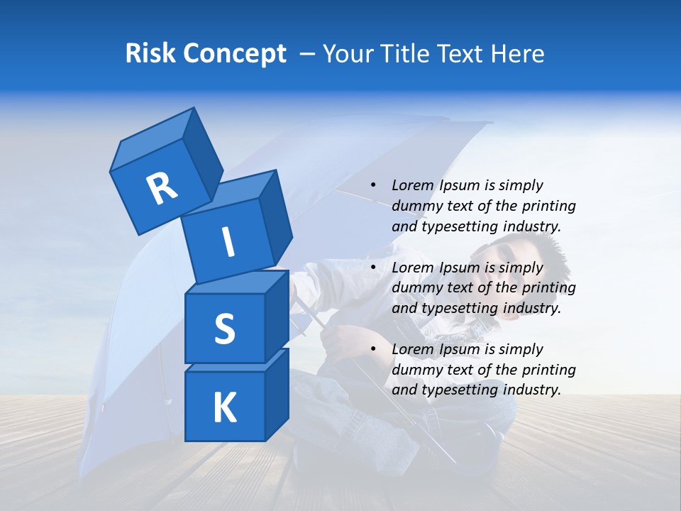 Cielo Legno Pioggia PowerPoint Template