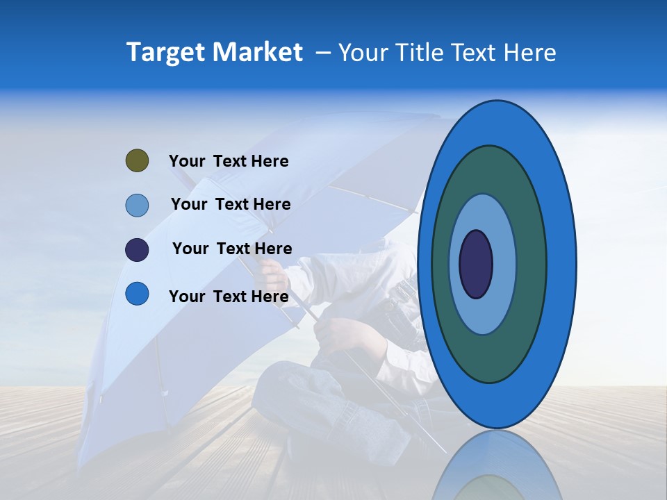 Cielo Legno Pioggia PowerPoint Template