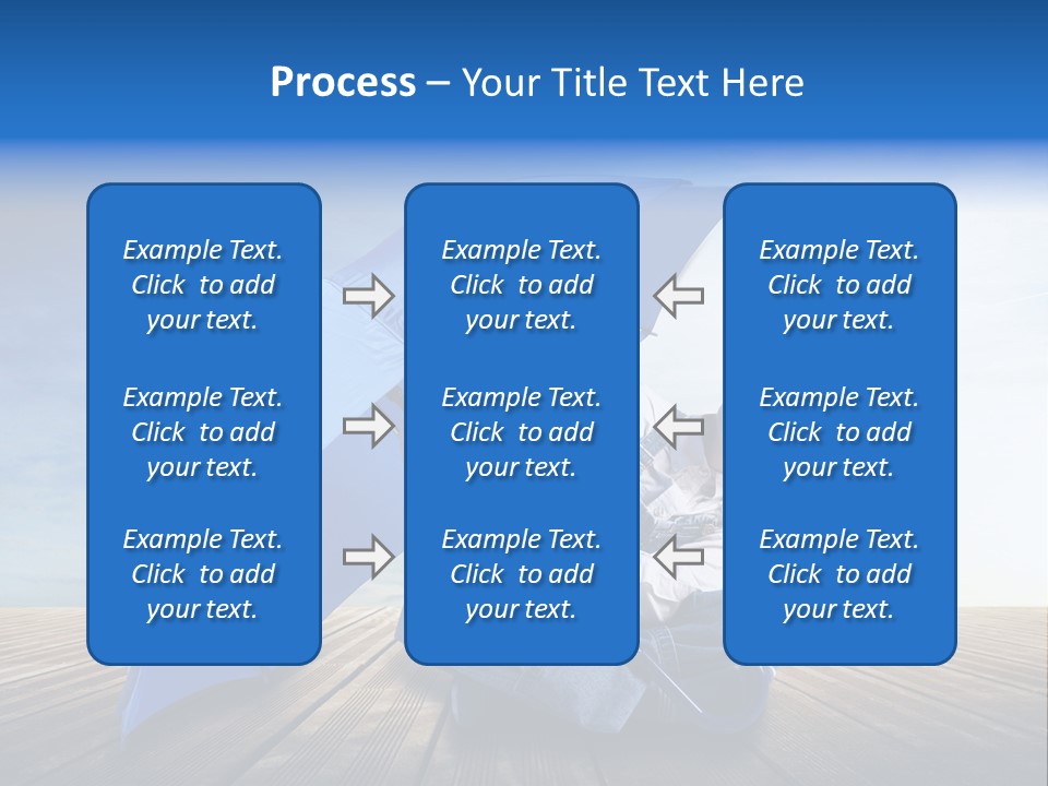 Cielo Legno Pioggia PowerPoint Template