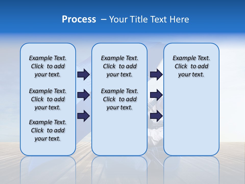 Cielo Legno Pioggia PowerPoint Template