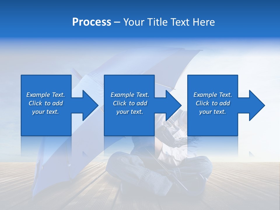 Cielo Legno Pioggia PowerPoint Template