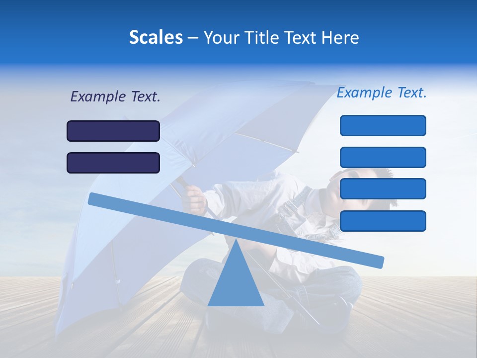 Cielo Legno Pioggia PowerPoint Template