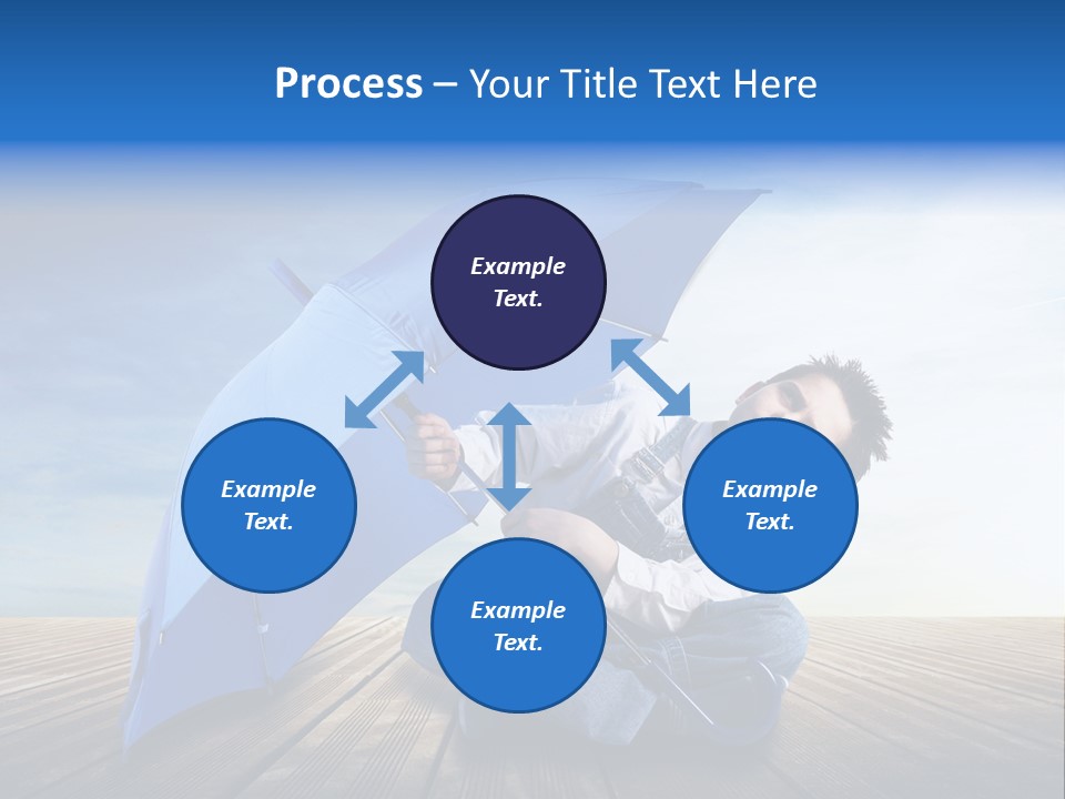 Cielo Legno Pioggia PowerPoint Template