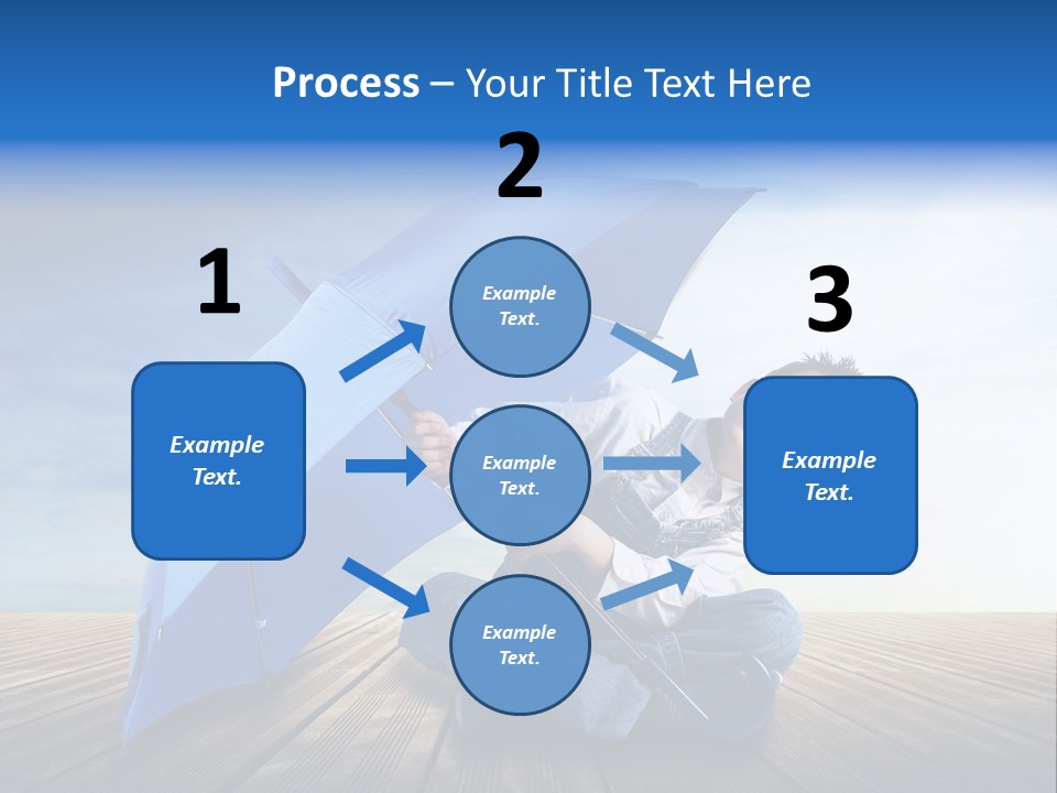 Cielo Legno Pioggia PowerPoint Template