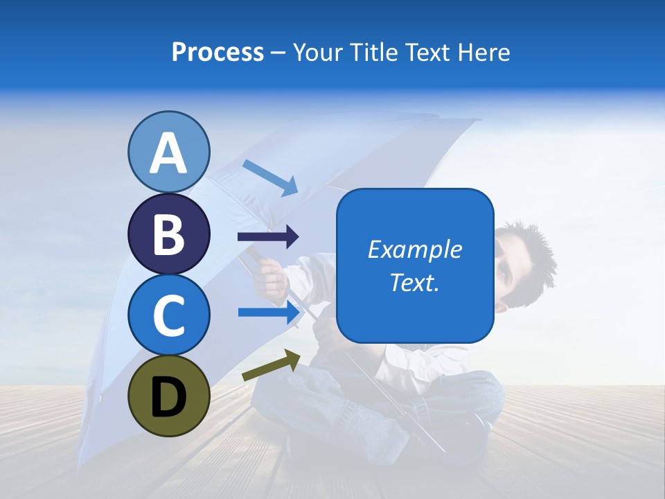 Cielo Legno Pioggia PowerPoint Template