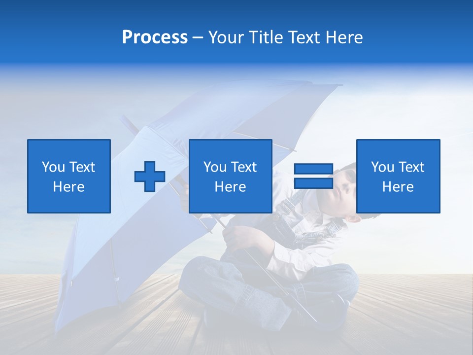 Cielo Legno Pioggia PowerPoint Template