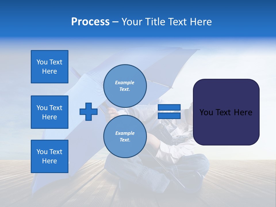 Cielo Legno Pioggia PowerPoint Template