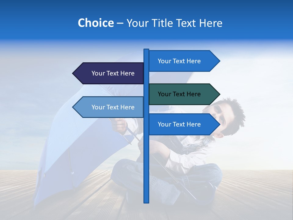 Cielo Legno Pioggia PowerPoint Template