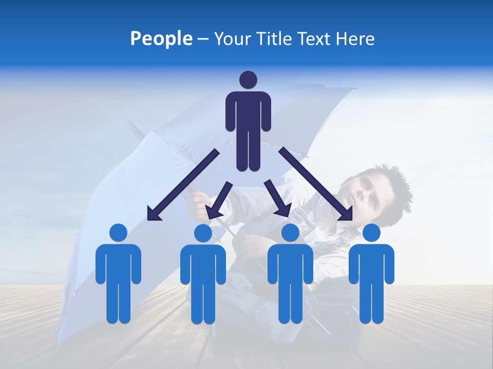 Cielo Legno Pioggia PowerPoint Template