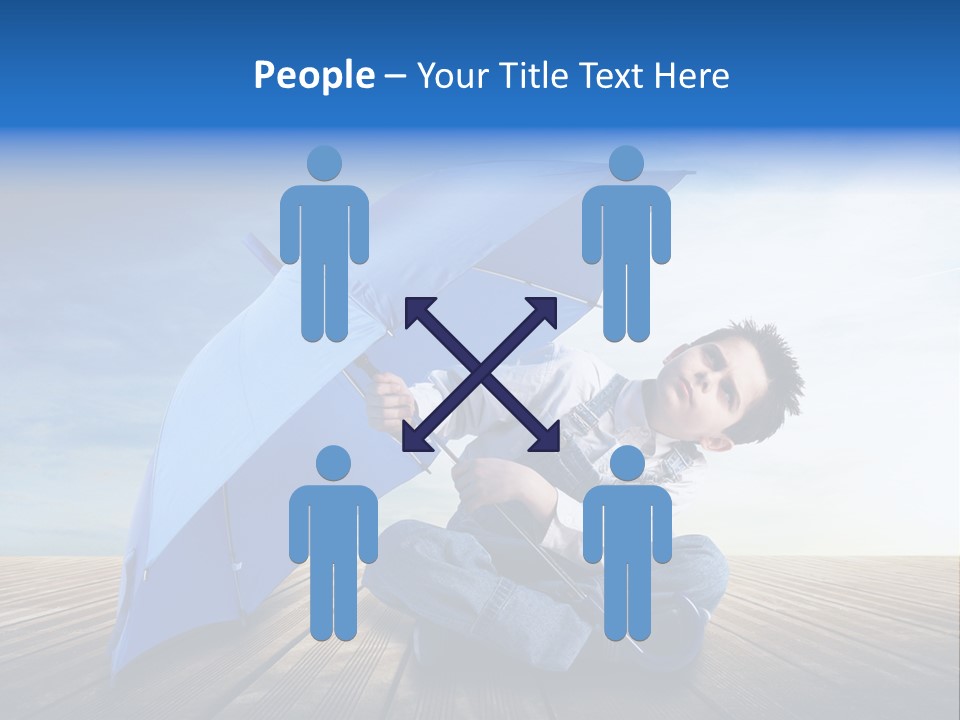 Cielo Legno Pioggia PowerPoint Template