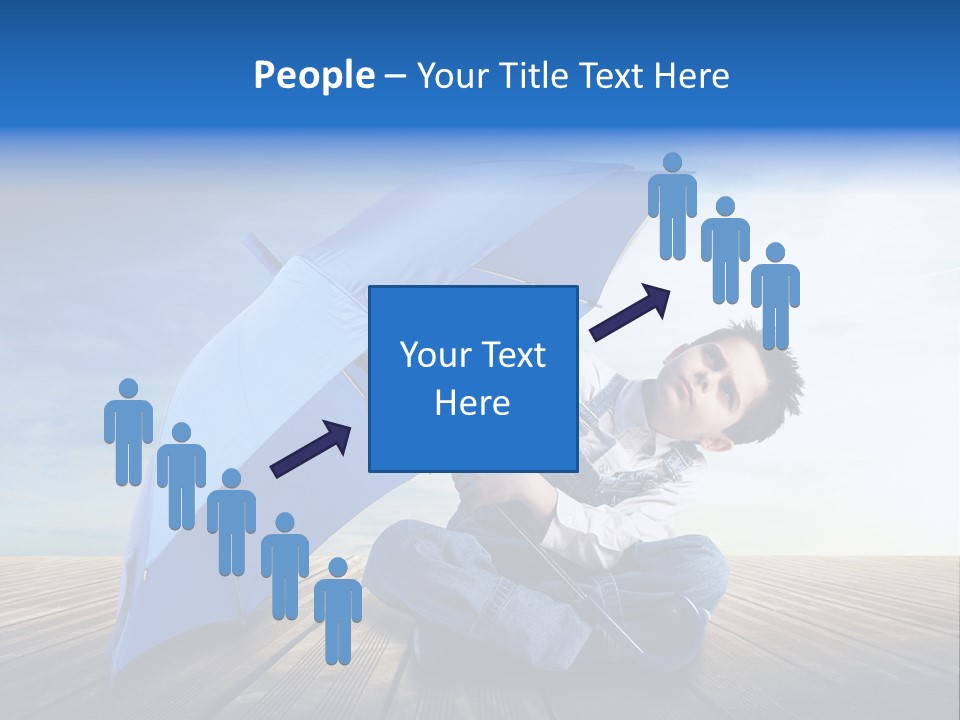 Cielo Legno Pioggia PowerPoint Template