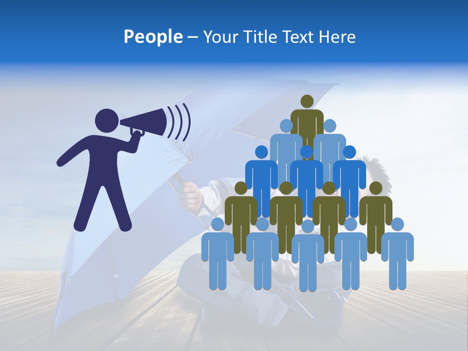 Cielo Legno Pioggia PowerPoint Template