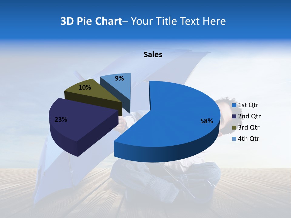 Cielo Legno Pioggia PowerPoint Template