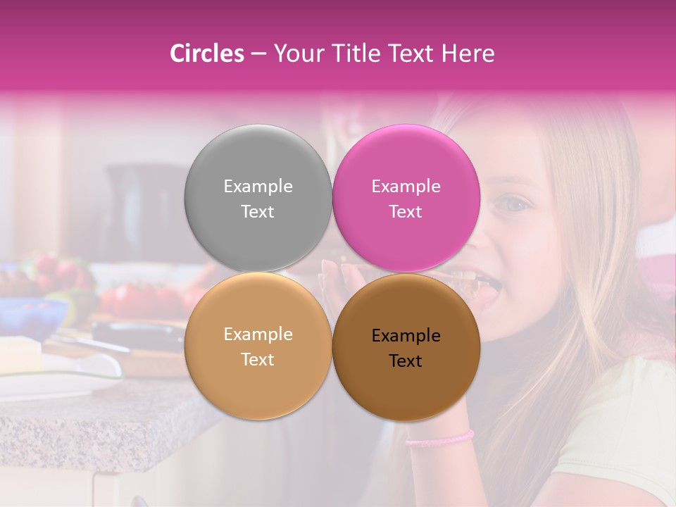 Mother Teenager Glasses PowerPoint Template