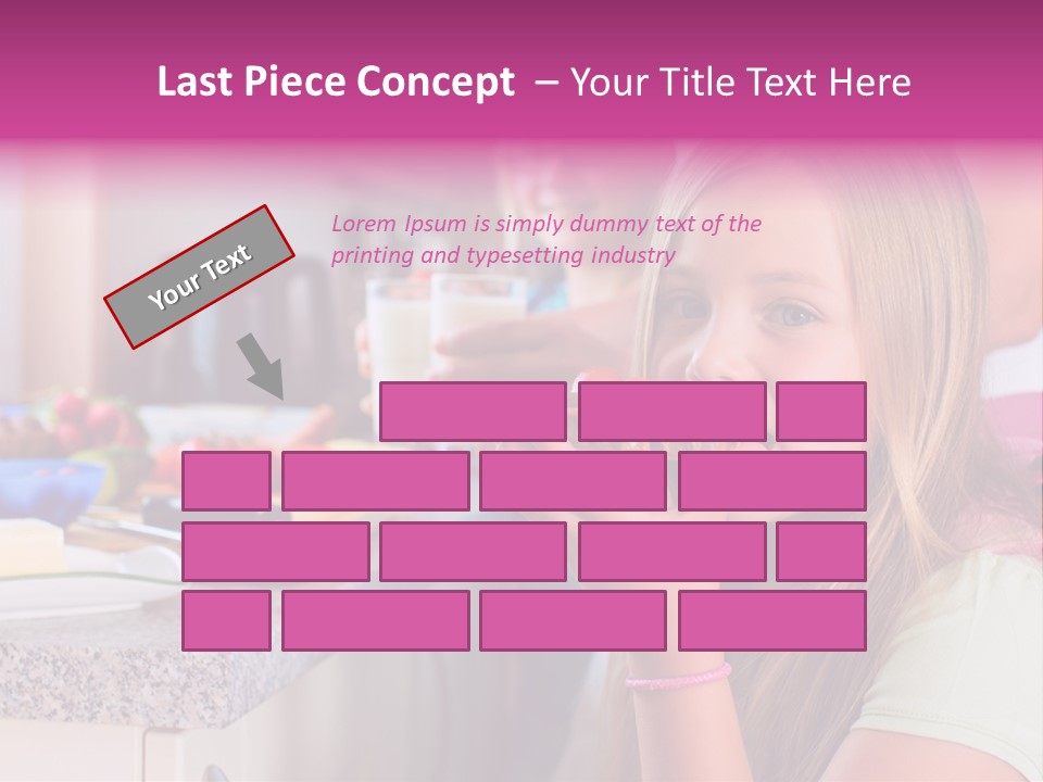 Mother Teenager Glasses PowerPoint Template