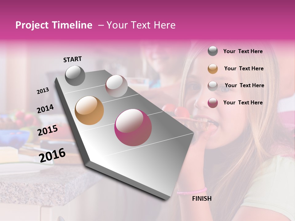 Mother Teenager Glasses PowerPoint Template