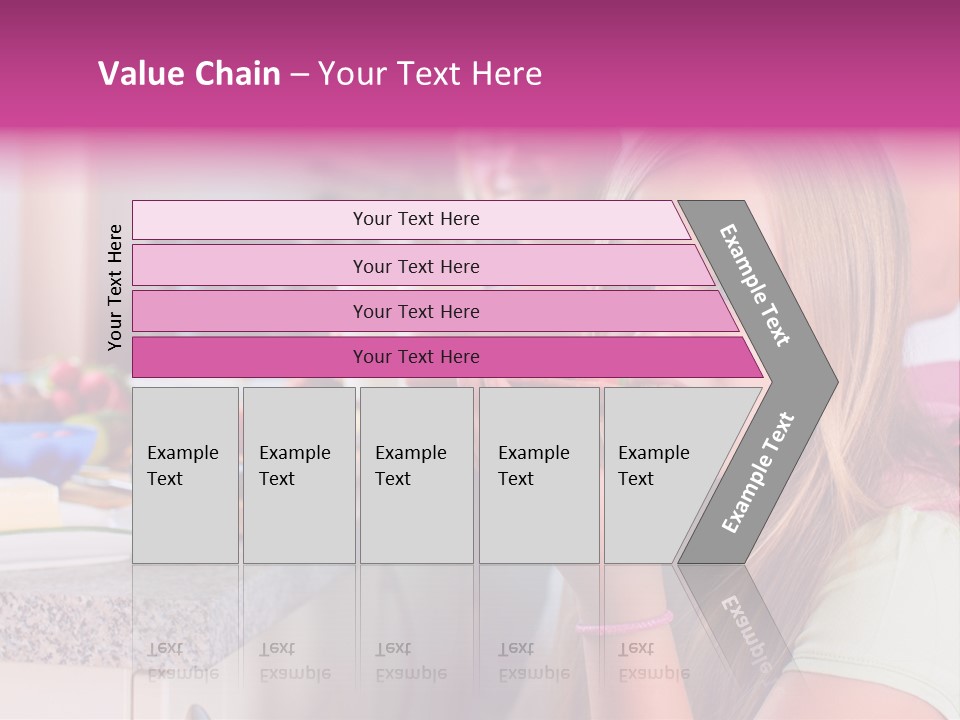 Mother Teenager Glasses PowerPoint Template