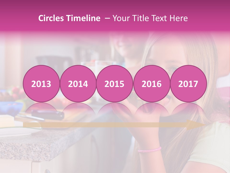 Mother Teenager Glasses PowerPoint Template