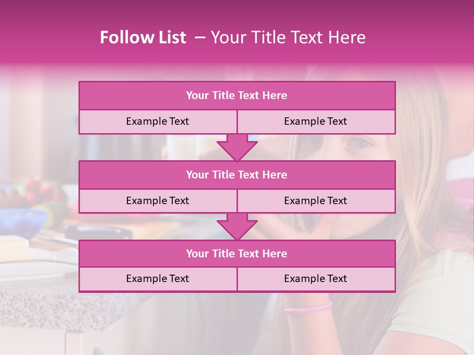 Mother Teenager Glasses PowerPoint Template
