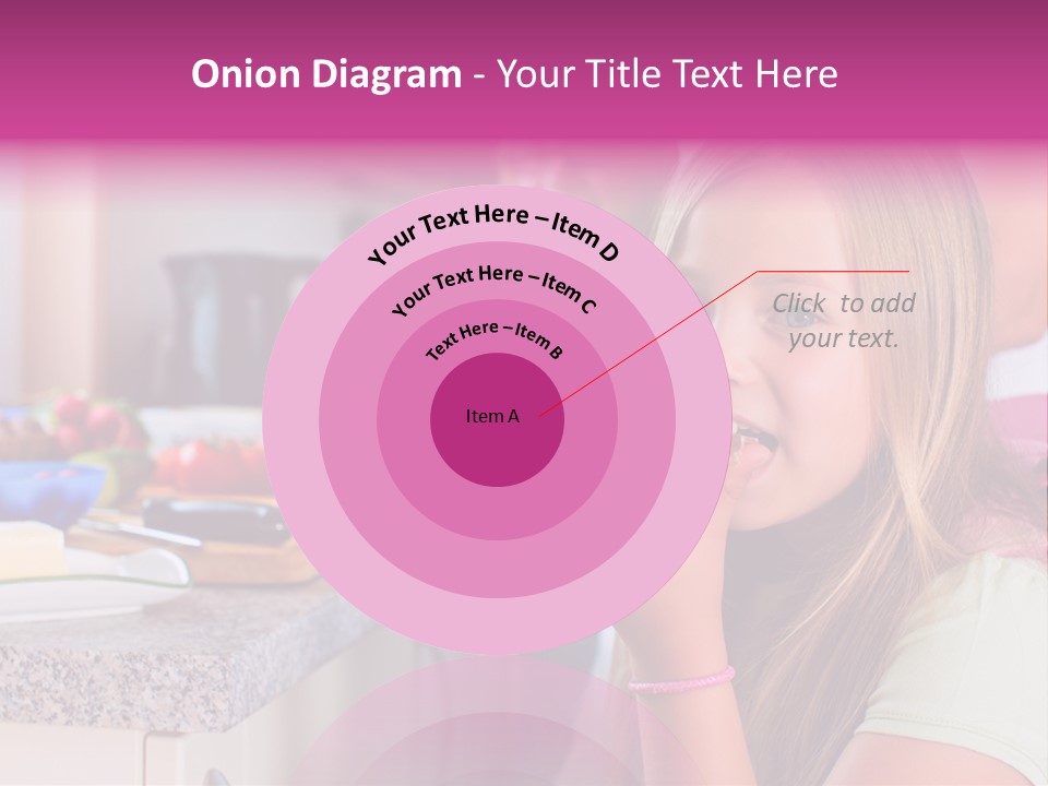 Mother Teenager Glasses PowerPoint Template