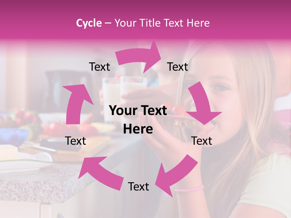 Mother Teenager Glasses PowerPoint Template