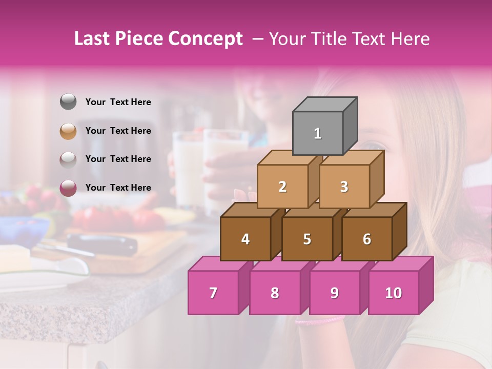 Mother Teenager Glasses PowerPoint Template