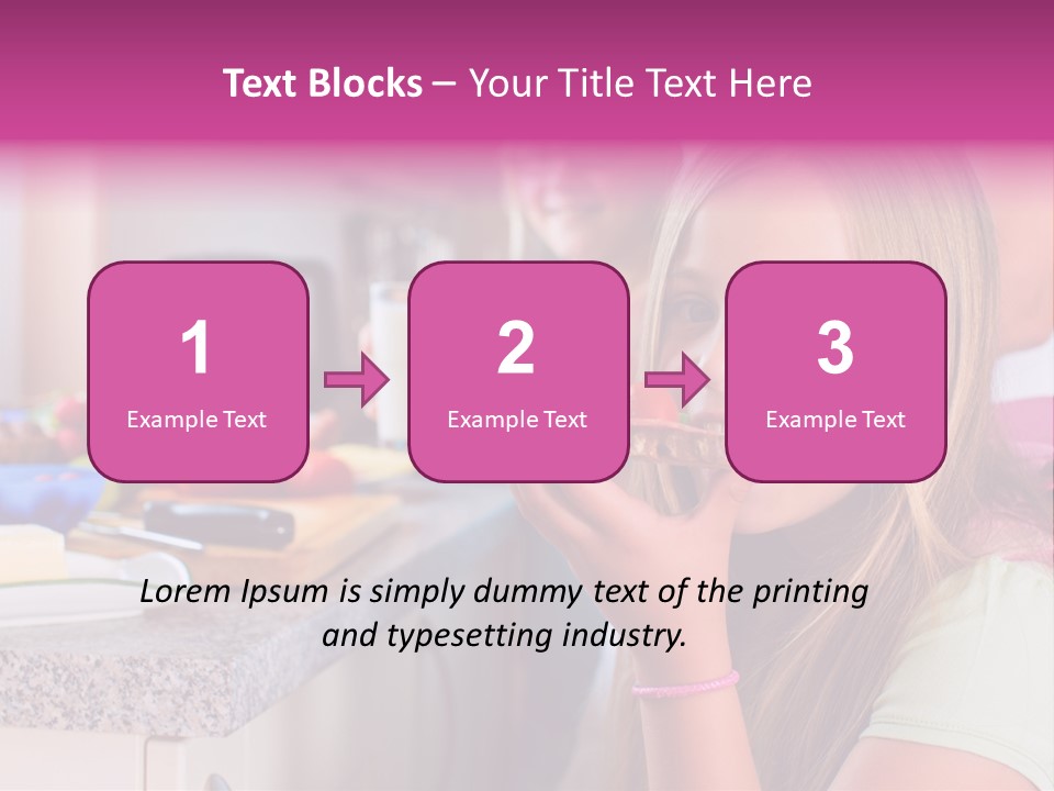 Mother Teenager Glasses PowerPoint Template