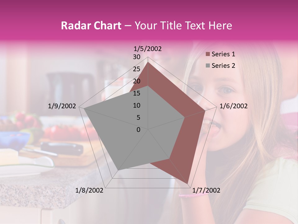 Mother Teenager Glasses PowerPoint Template