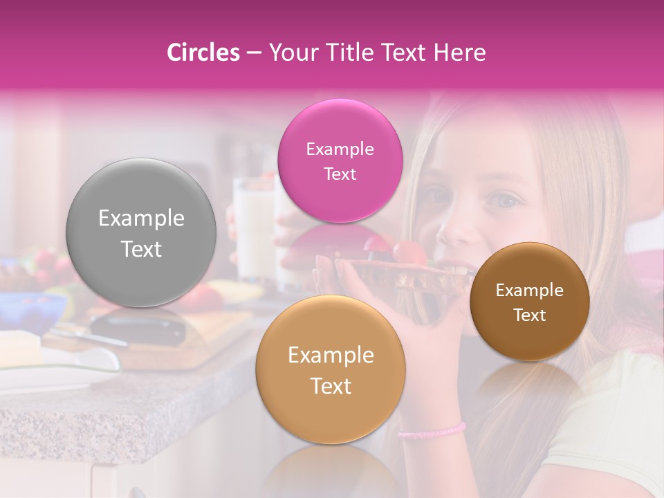 Mother Teenager Glasses PowerPoint Template