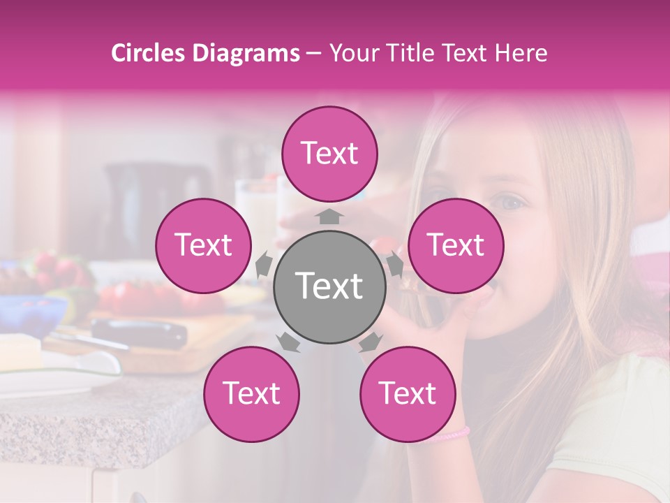 Mother Teenager Glasses PowerPoint Template